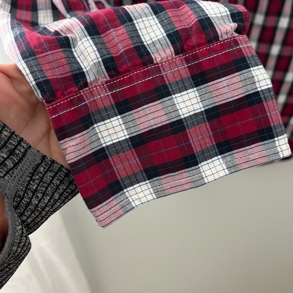 J Crew Factory Button Down Collared Shirt Sz L - Picture 3 of 8